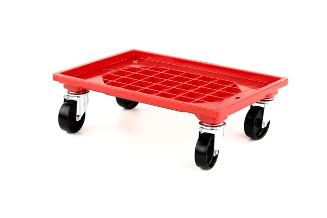 Image Of 8400600 - Dolly with grid 600x400x182 - 4 swivel wheels