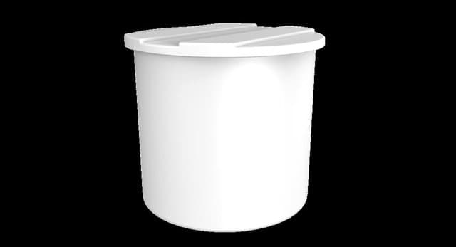 Image Of 92810M0 - Cylindrical Bin 2000L including lid